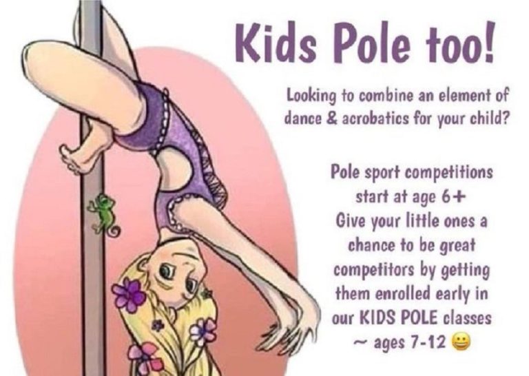 Indiana Business Offering Pole Dancing Classes for Children as Young as SEVEN