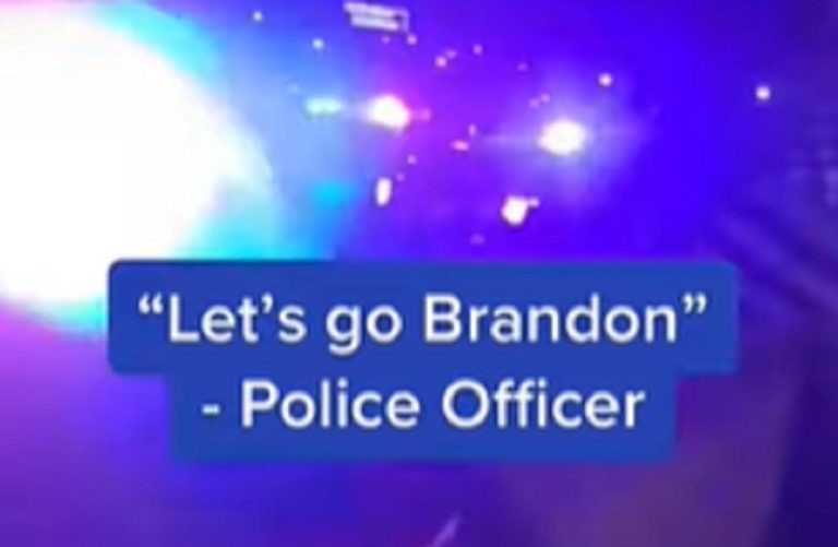 WATCH: Crowd Goes Wild After California Cop Says ‘Let’s Go Brandon’ Over Loud Speaker