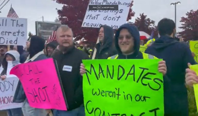 IT’S SPREADING: Boeing Employees Protest Company’s Vaccine Mandate