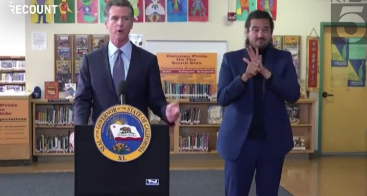 California Governor Gavin Newsom Announces First K-12 Covid Vaccine Mandate For In-Person Learning (VIDEO)