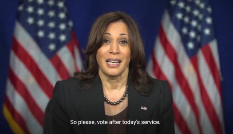 Kamala Harris Records Video to Be Played at Over 300 Black Churches Calling on Worshippers to Vote for Democrat Virginia Governor Candidate Terry McAuliffe