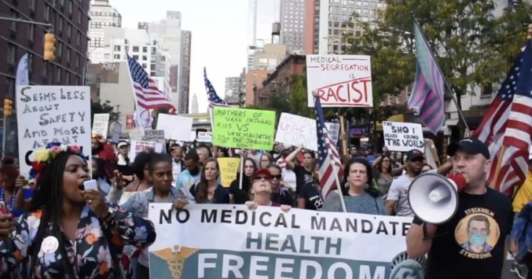 The Sleeping Giant Awakens! New Yorkers Speak Out Against Draconian Vaccine Mandates at Massive Rally! VIDEO featuring RFK Jr. & New Yorkers Tell It Like It Is!