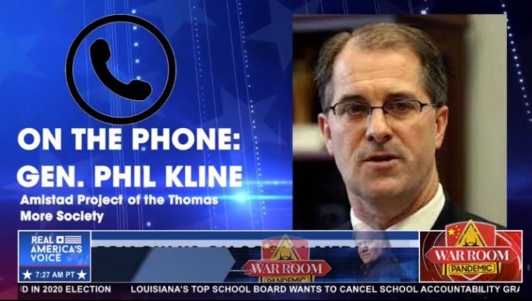 Phill Kline from Amistad Project Joins The War Room on Zuckerberg’s Election Interference – Likely Illegal Practices (VIDEO)