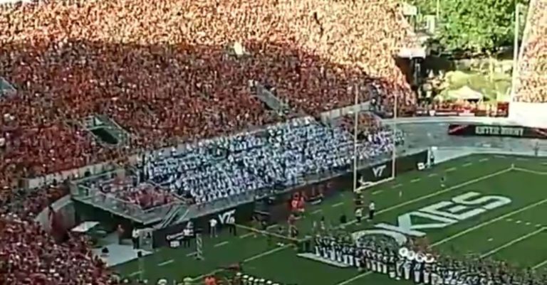 Virginia Tech to Restrict ‘Selfish, Inappropriate, and Embarrassing Student Behavior’ at Football Games after “F*ck Joe Biden” Chants Break Out Across the Country