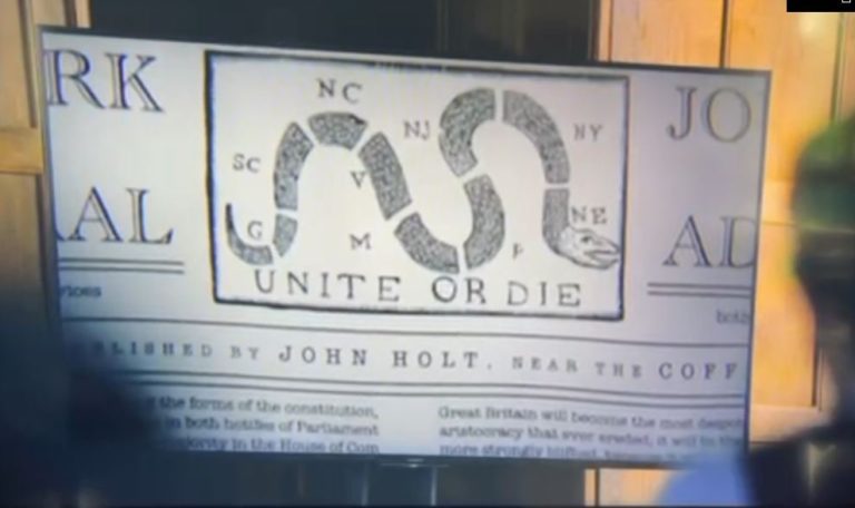 New NBC Show Equates Founding Fathers’ Slogans “Don’t Tread on Me” and “Unite or Die” to the Nazis (VIDEO)