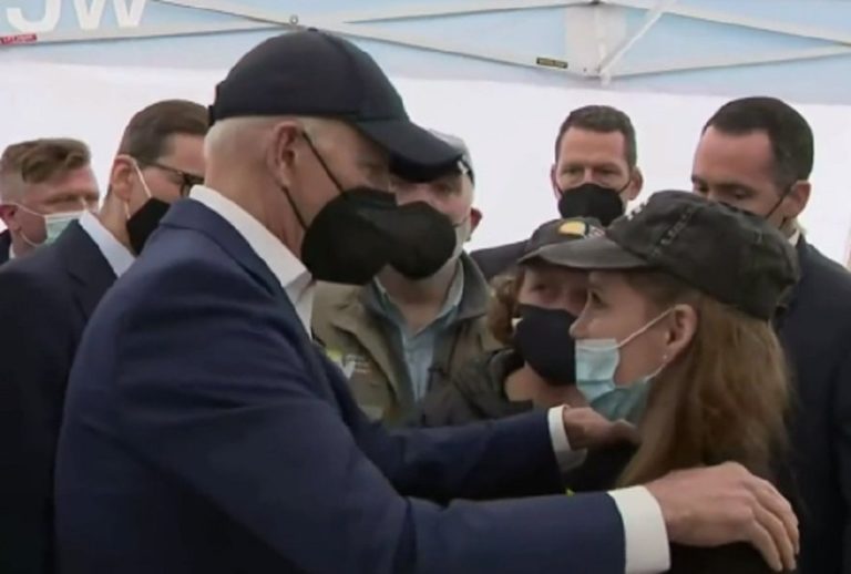 WATCH: Creepy Joe Biden Strikes Again, Asks Ukrainian Refugee ‘Who Do You Owe Those Beautiful Eyes To?’