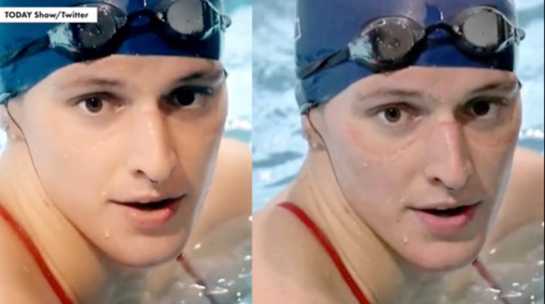 SICK: NBC Doctors Photo Of ‘Transgender’ Swimmer ‘Lia’ Thomas to Make the NCAA Champ Look More Feminine (PHOTO)