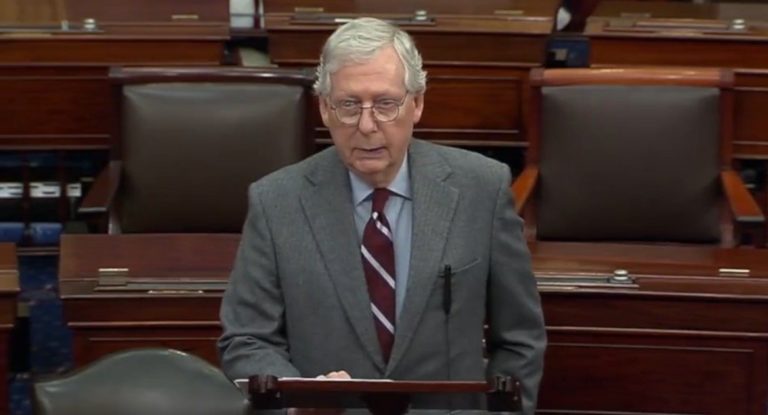 JUST IN: McConnell Says He Will Vote Against Confirming Ketanji Brown Jackson to Supreme Court (VIDEO)