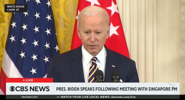 After Yesterday’s Disastrous Presser, Biden’s Handlers Allow Him to Take Only One Pre-Approved Question Today (VIDEO)