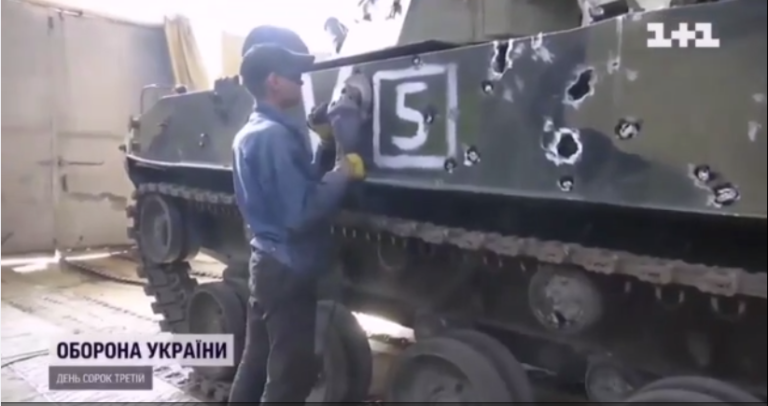 Insider Look at Ukrainian workshop where they are working on some of the Captured Russian Vehicles