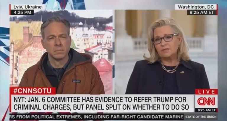 Crazy Liz Cheney Responds to New York Times Report Claiming January 6 Panel Has Evidence to Make Criminal Referral for Trump to DOJ (VIDEO)