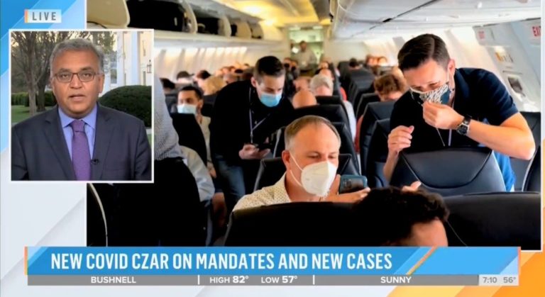 Biden’s Covid Czar Says Extension of the Federal Mask Mandate on Airplanes is “Absolutely On the Table” (VIDEO)