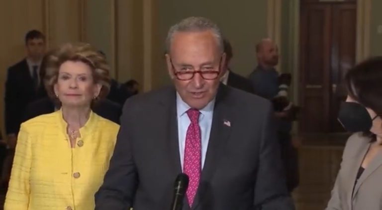 Schumer Says the “Only Way” to Reduce Inflation Caused by Biden and Democrats is to Raise Taxes on Americans (VIDEO)