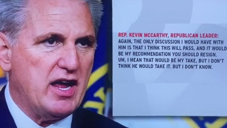 SECRET RECORDING: Kevin McCarthy Told Liz Cheney He Would Tell Trump To Resign In Shocking Leaked Audio