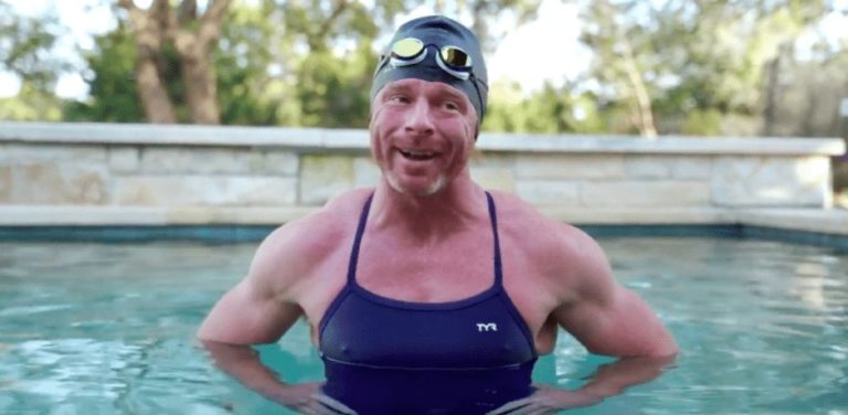 Male Comedian Poses As Trans Swimmer in HILARIOUS Skit About Competing Against Women [VIDEO]