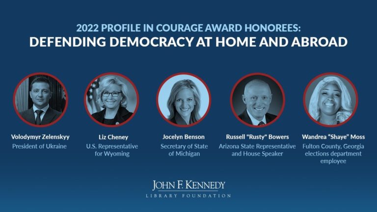 WTH? John F. Kennedy Library Foundation Lumps President Zelensky In With Pack of Election Crooks, Cowards and Liars In Latest “Profile In Courage” Awards