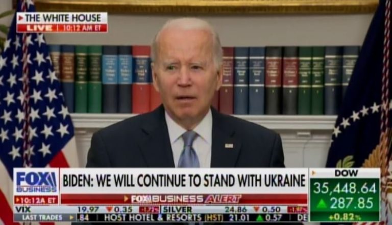 Breaking: Joe Biden Announces Yet Another $800 Million in Heavy Artillery to Ukraine and $500 Million to Corrupt Government