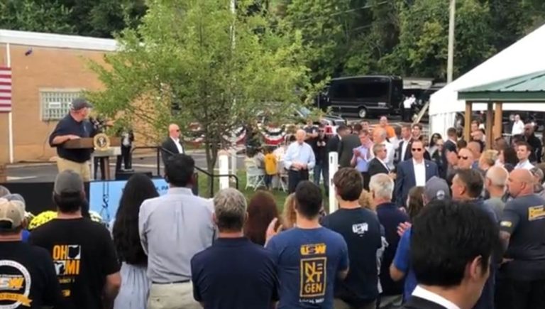 Biden Barely Draws a Few Dozen Supporters at Labor Day Rally in Pennsylvania Two Days After Trump Drew Over Ten Thousand at Wilkes-Barre Rally