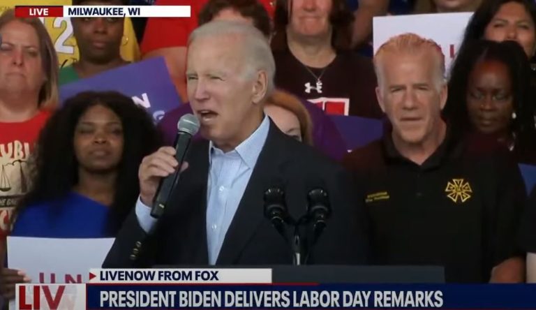 Joe Biden Gets Lost on Stage — Starts Mumbling About “Rededudenedefet” this Year (VIDEO)