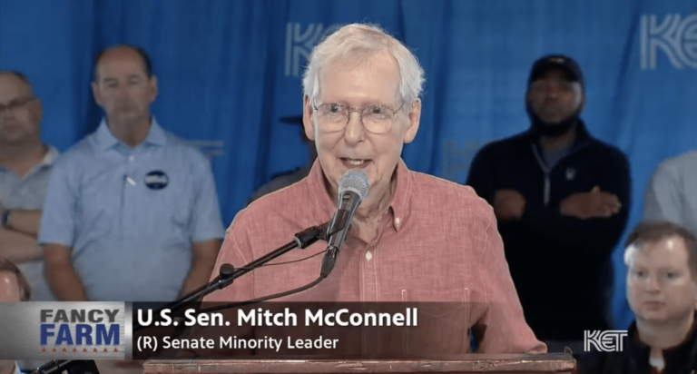 MUST SEE: Mitch McConnell Endures 5-Minute Heckling During Speech: ‘Retire’ and ‘Ditch Mitch’ Chants Overpower the Senator’s Address (VIDEO)