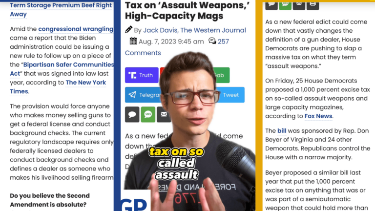 Victor Reacts: House Democrats Seek to Price Low Income People Out of Their Rights With 1000% Tax on “Assault Weapons” (VIDEO)