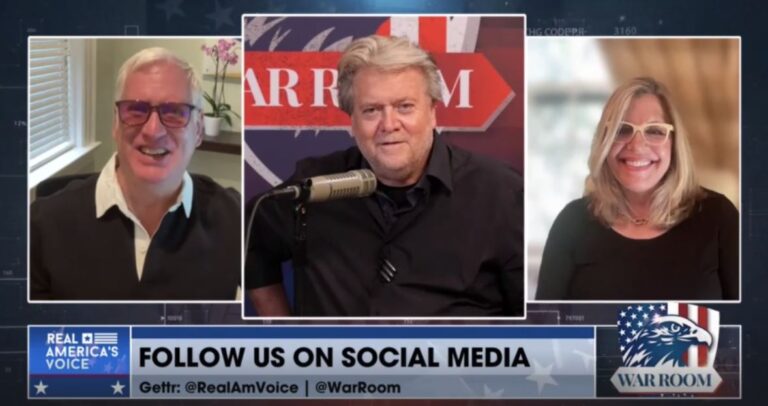 TGP’s Jim Hoft and Patty McMurray Join Steve Bannon on the War Room to Discuss GBI Strategies and Mysterious Director Gary Bell (VIDEO)