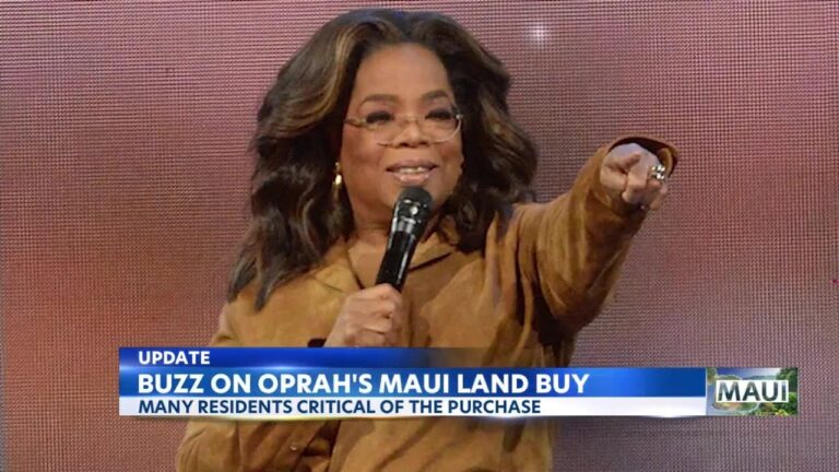 No Photo-Ops This Time: Oprah’s TV Crew Denied Access to Shelter Housing Maui Fire Survivors