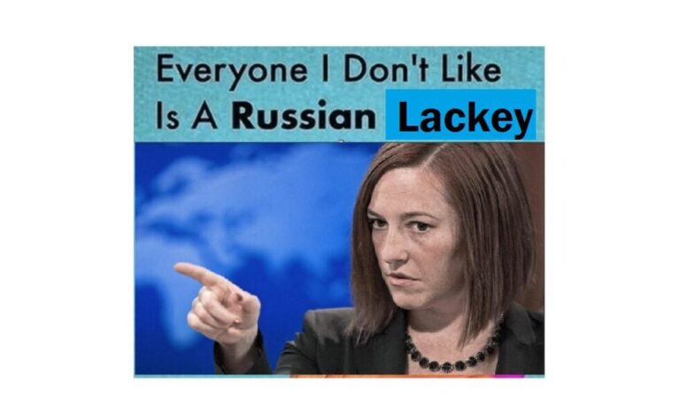 Here We Go: Jen Psaki Compares GOP Talking Points on Criminal and Crackhead Hunter Biden to Putin