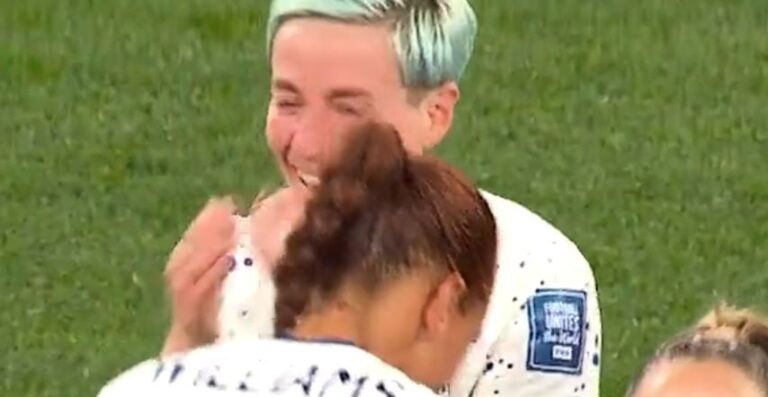 More… Anti-American Player Meghan Rapinoe Ends Career with Missed Kick and Major Loss for US Team – Then She’s Seen Laughing on Sideline – Pure Trash