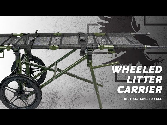 How to set up and use the Wheeled Litter Carrier from North American Rescue #narescue